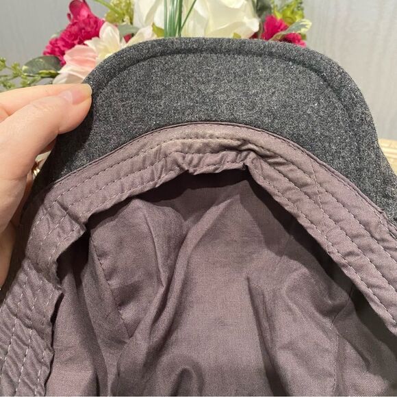 San Diego Hat Company Men’s Basketweave Flat Cap Wool Blend Gray One Size - Picture 11 of 14